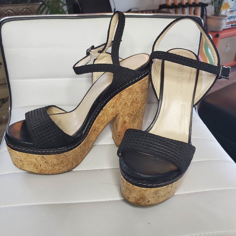 Jimmy choo platform sandals